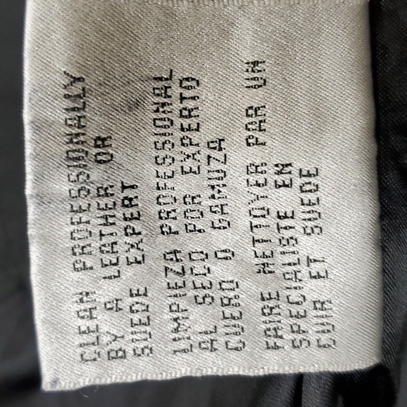 Siena Studio leather vest women's size medium black gold zippers lined pockets - Picture 8 of 9